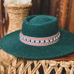 Cap Zone The Holliday Hat In Forest Green Accessories