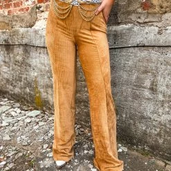 Gypsy Waltz Clothing Palmer Pants In Tan