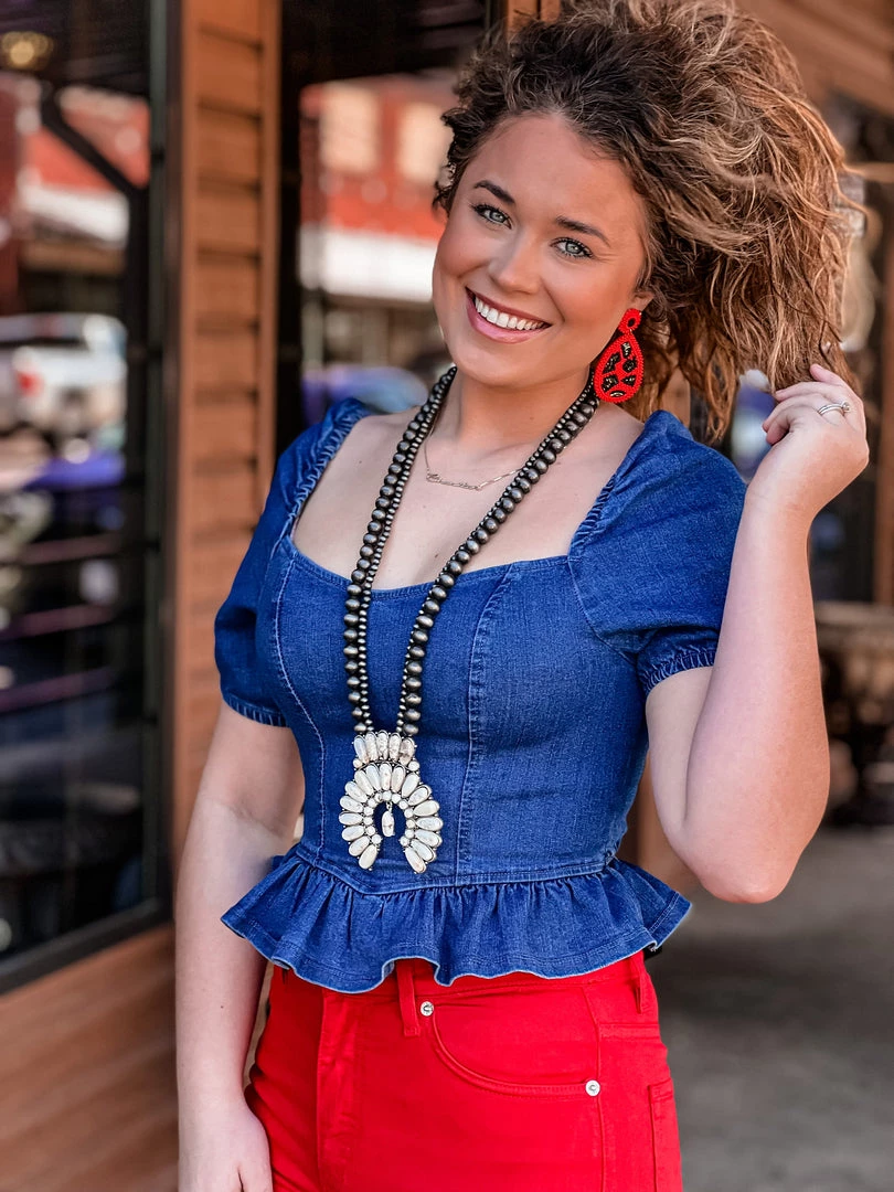 Shop Iris Basic Clothing Bailey Denim Crop Top 6 Shop Iris Basic Clothing Bailey Denim Crop Top