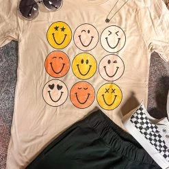 Gypsy Waltz Palestine Smiley Face Tee