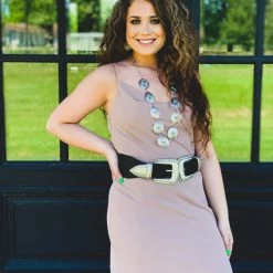 Timing Teague Dresss In Tan - FINAL SALE 19 Timing Teague Dresss In Tan - FINAL SALE