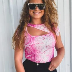 Gypsy Waltz Killeen Body Suit In Pink