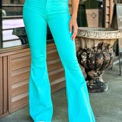 GJG Shenandoah Turquoise Bell Bottoms