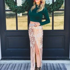 L & B The Sterling City Skrt In Rose Gold