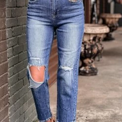 Risen Baird High Waist Relaxed Jeans Clothing