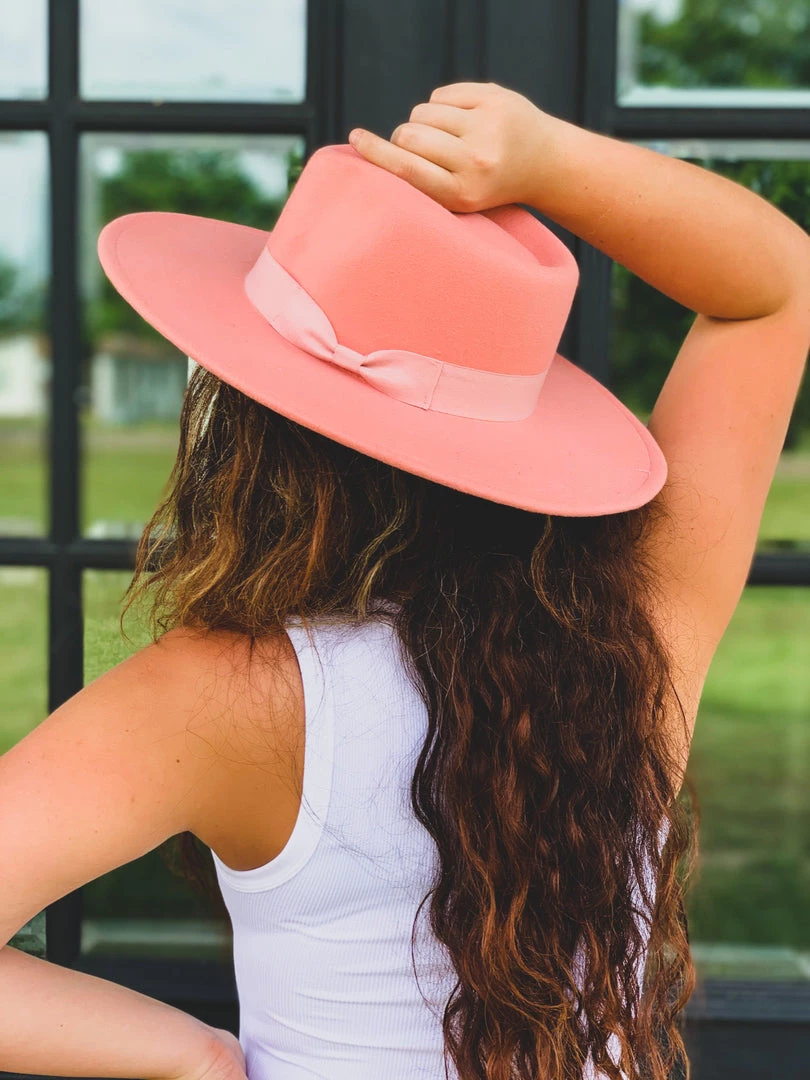 Rokoko The Domino Hat In Coral 4 Rokoko The Domino Hat In Coral