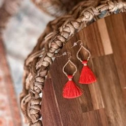 Gypsy Waltz New Rio Vista Earring In Red