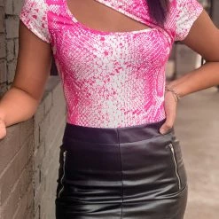 Gypsy Waltz Killeen Body Suit In Pink