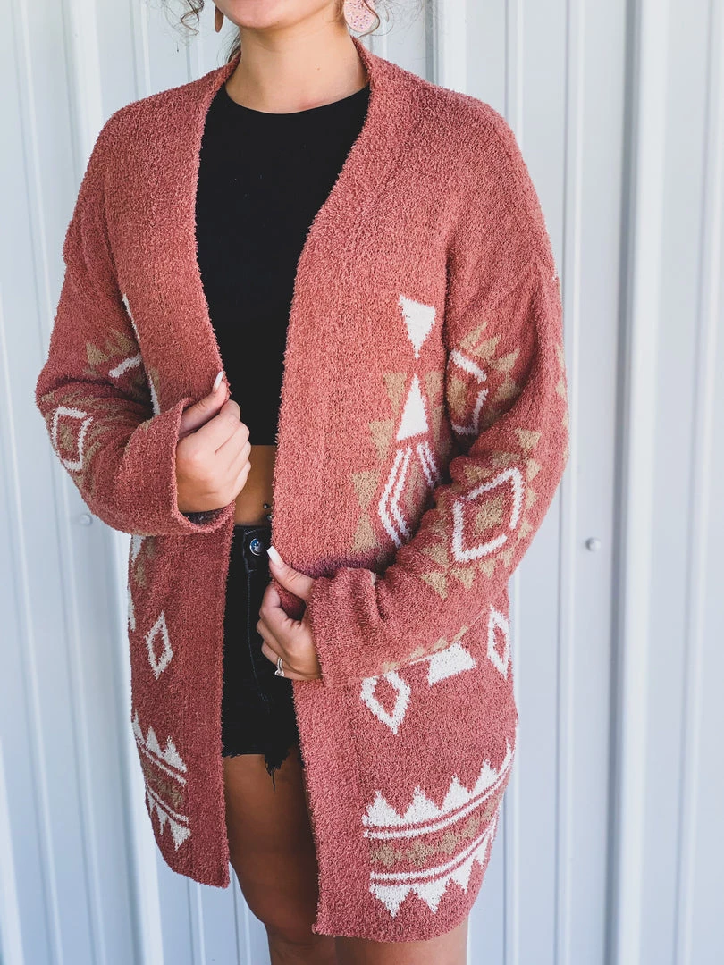 Very J Clothing The Schertz Cardigan In Rust 14 Very J Clothing The Schertz Cardigan In Rust