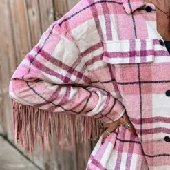 Fantastic Fawn The Spur Fringe Shacket Clothing