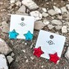 Gypsy Waltz Rio Bravo Star Stud Earrings (2 Colors) New 1 Gypsy Waltz Rio Bravo Star Stud Earrings (2 Colors) New
