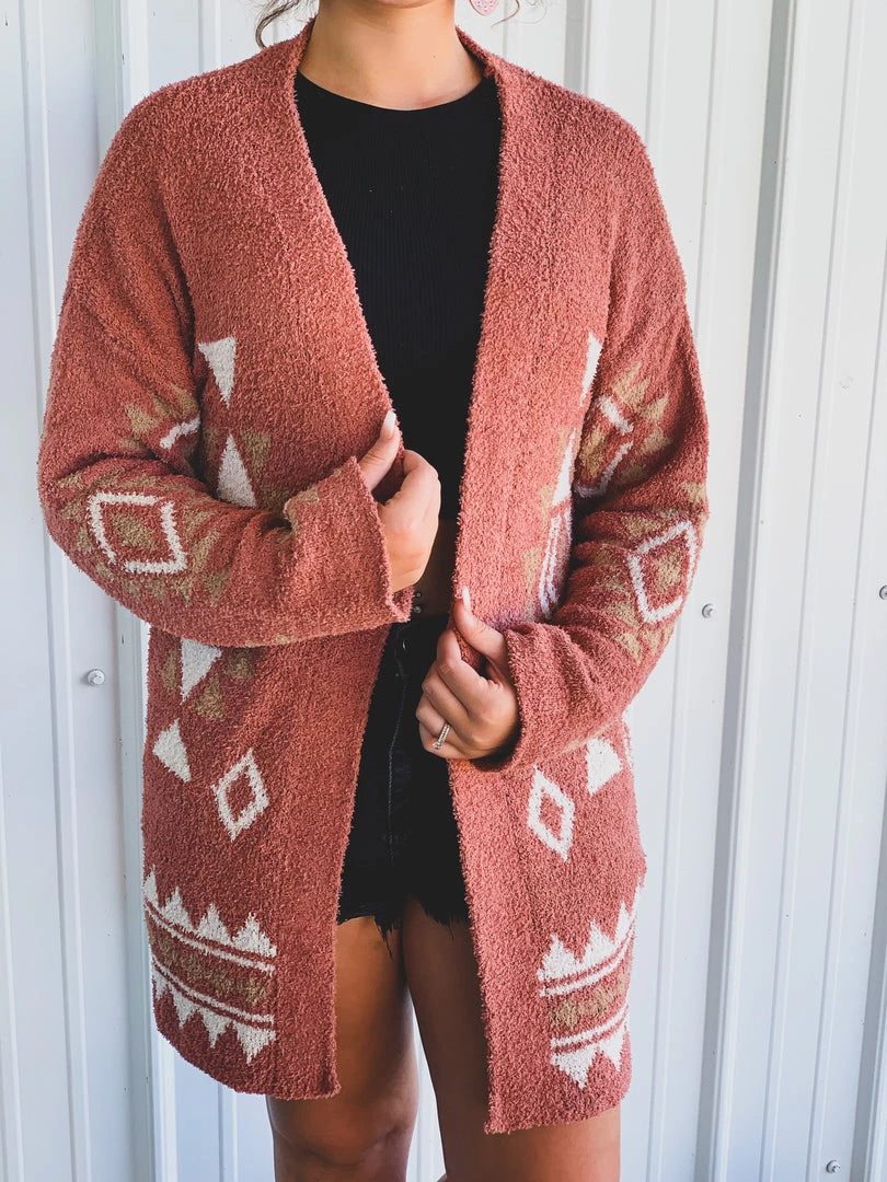 Very J Clothing The Schertz Cardigan In Rust 8 Very J Clothing The Schertz Cardigan In Rust