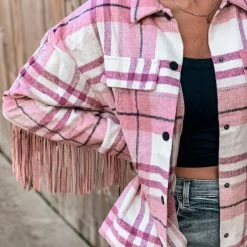 Fantastic Fawn The Spur Fringe Shacket Clothing