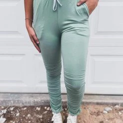 Capella SCREENBUSTER Ruched Two Piece Set In Sage Green 23 Capella SCREENBUSTER Ruched Two Piece Set In Sage Green