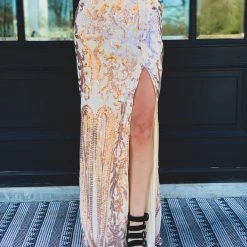 L & B The Sterling City Skrt In Rose Gold