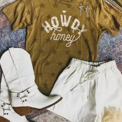 Gypsy Waltz Blanco Howdy Honey Tee (S-2X) 13 Gypsy Waltz Blanco Howdy Honey Tee (S-2X)