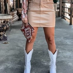 Gypsy Waltz Smithville Skirt In Camel