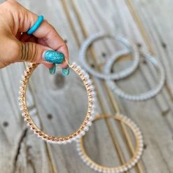 Anzell The Pearland Hoop Earrings (2 Colors) Jewelry