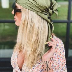 Cap Zone Special Daily Deals SCREENBUSTER Wild Rag Head Scarf In Olive