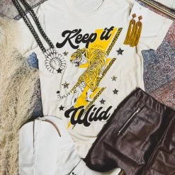 Gypsy Waltz Burnet Keep It Wild Tee Clothing