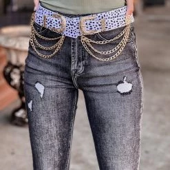 Gypsy Waltz Havana Belt In White Clothing