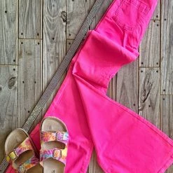 Gypsy Waltz Ropesville Bell Bottoms In Pink