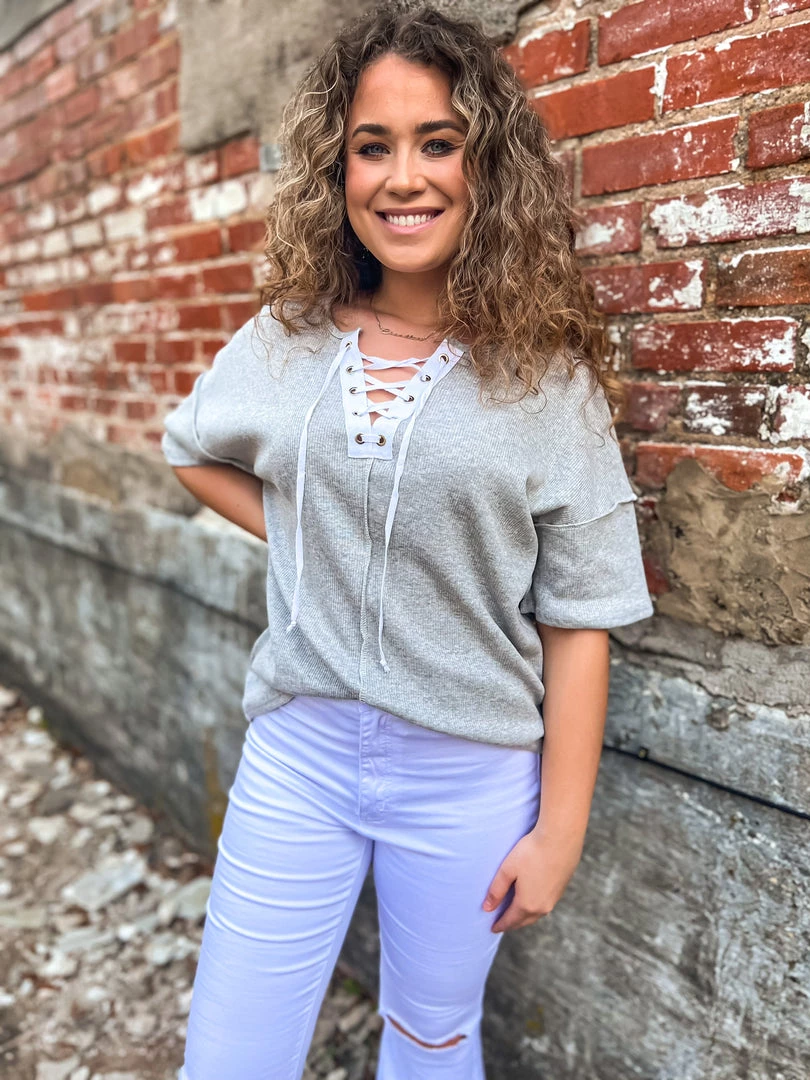 Gypsy Waltz Parker Lace Up Top Clothing 7 Gypsy Waltz Parker Lace Up Top Clothing