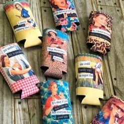 Swanky Blossom The Silsbee Slim Can Coolies Accessories