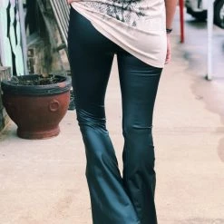 Cemi Ceri Clothing The Newton Leather Bell Bottoms (S-3x)