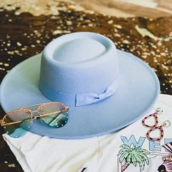 Cap Zone New Sanger Hat In Blue 22 Cap Zone New Sanger Hat In Blue