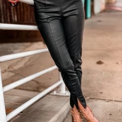 Canvas The Talty Leather Pants Clothing