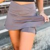 Gypsy Waltz Hallsville Athletic Skirt In Gray