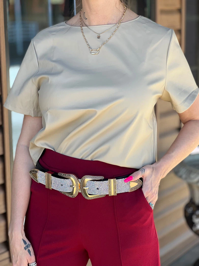 Gypsy Waltz Everman Leather Top In Taupe 8 Gypsy Waltz Everman Leather Top In Taupe