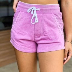Gypsy Waltz Arcola Lounge Shorts In Orchid