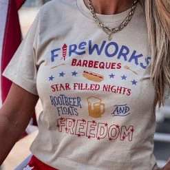 Gypsy Waltz Colleyville Fireworks BBQ T-Shirt