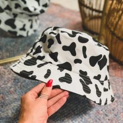 Anzell (fashion Go) SCREENBUSTER Cow Print Reversible Bucket Haat 7 Anzell (fashion Go) SCREENBUSTER Cow Print Reversible Bucket Haat