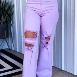 Gypsy Waltz Aledo Pants In Lavender Clothing