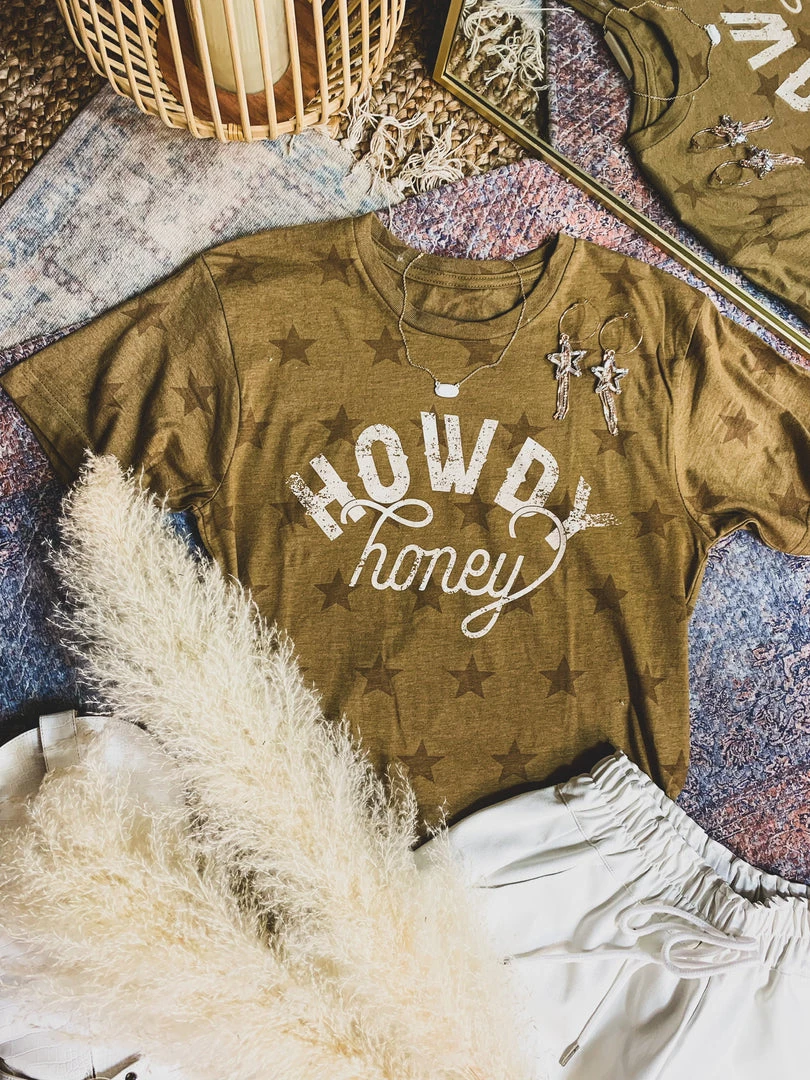 Gypsy Waltz Blanco Howdy Honey Tee (S-2X) 6 Gypsy Waltz Blanco Howdy Honey Tee (S-2X)