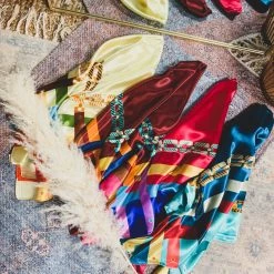 Cap Zone Special Daily Deals SCREENBUSTER Wild Rag Head Scarf In Multicolor Chain Pattern