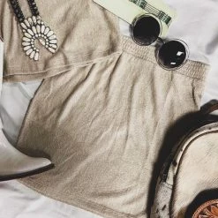 HYFVE Clothing Seymour Two Piece Set In Khaki