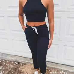 Capella SCREENBUSTER Ruched Two Piece Set In Black