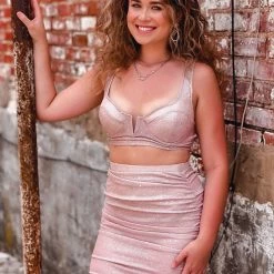Gypsy Waltz Princeton Glitter Two Piece Set In Pink New 17 Gypsy Waltz Princeton Glitter Two Piece Set In Pink New
