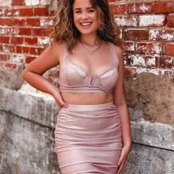 Gypsy Waltz Princeton Glitter Two Piece Set In Pink New 16 Gypsy Waltz Princeton Glitter Two Piece Set In Pink New