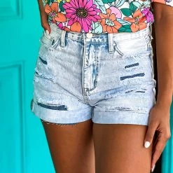 Petra153 New Zapata Acid Wash Shorts