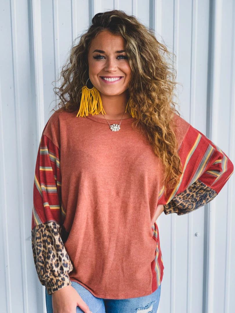 Lovely Melody Clearance The Tulia Topp In Rust 7 Lovely Melody Clearance The Tulia Topp In Rust