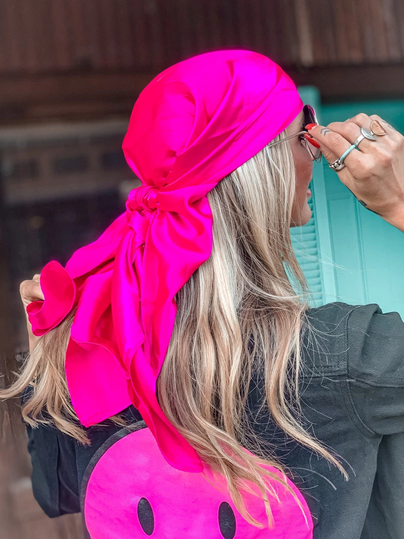 Cap Zone SCREENBUSTER Wild Rag Head Scarf In Magenta Special Daily Deals 4 Cap Zone SCREENBUSTER Wild Rag Head Scarf In Magenta Special Daily Deals