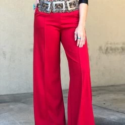 Cemi Ceri Clothing The Ector Pants In Red (S-3X)