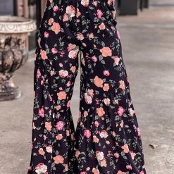 Gypsy Waltz Noonday Floral Wide Leg Pants