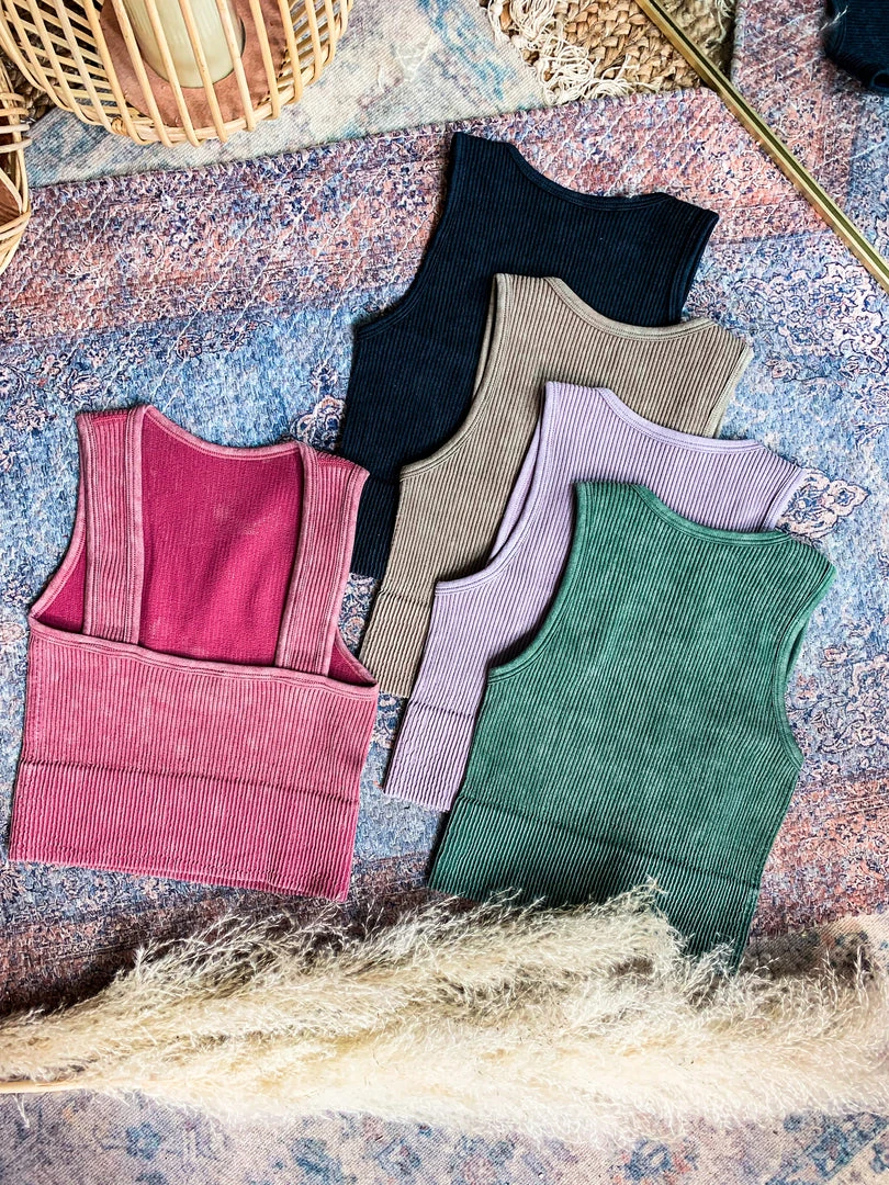 Dynamic Fashion Clothing Timpson High Neck Crop Top (5 Colors) 5 Dynamic Fashion Clothing Timpson High Neck Crop Top (5 Colors)