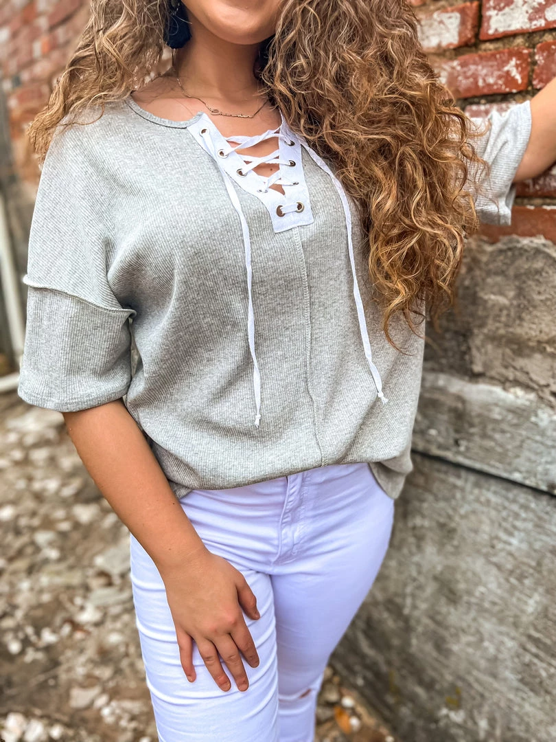 Gypsy Waltz Parker Lace Up Top Clothing 3 Gypsy Waltz Parker Lace Up Top Clothing